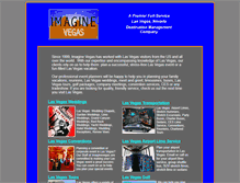 Tablet Screenshot of imaginevegas.com